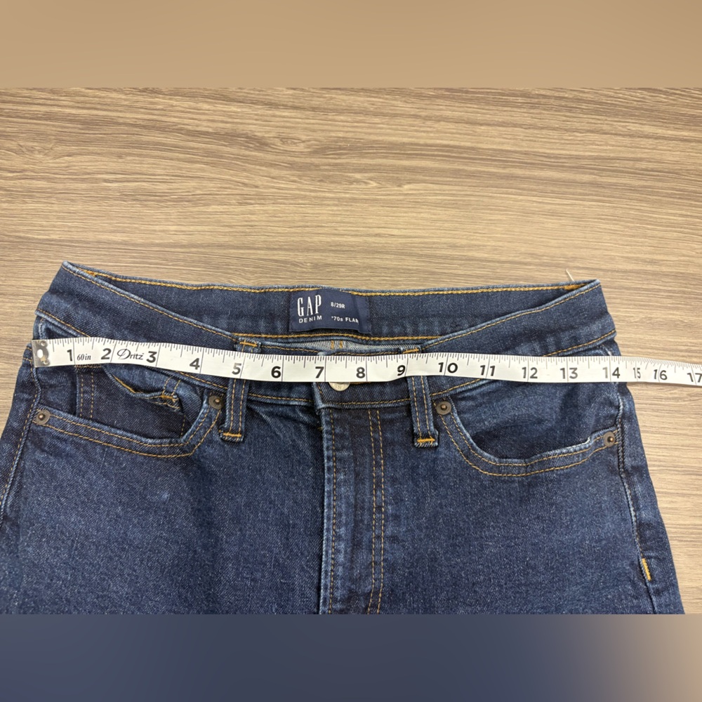 GAP Denim 70’s Flare Jeans Size 8 / 29 - Picture 4 of 8